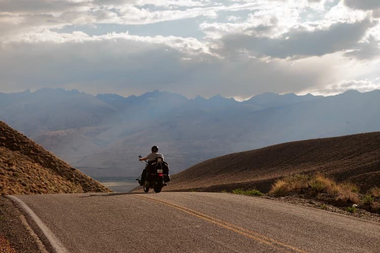 How to Park a Motorcycle on a Hill — 2