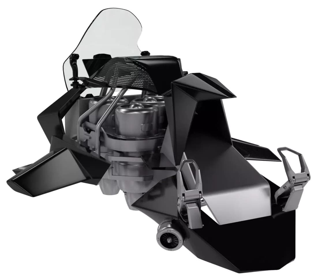 Воздушный Speeder: Jetpack Aviation анонсировала летающий мотоцикл — 8