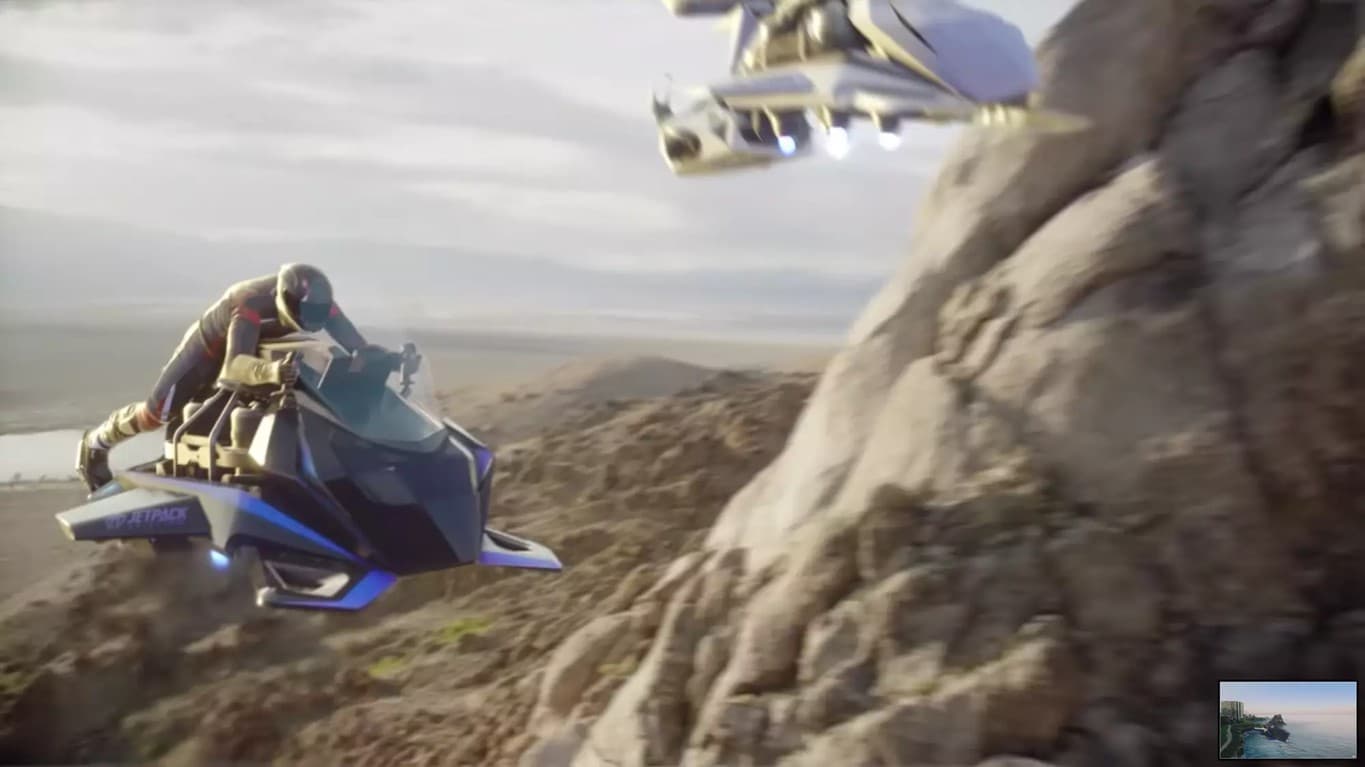Воздушный Speeder: Jetpack Aviation анонсировала летающий мотоцикл — 2
