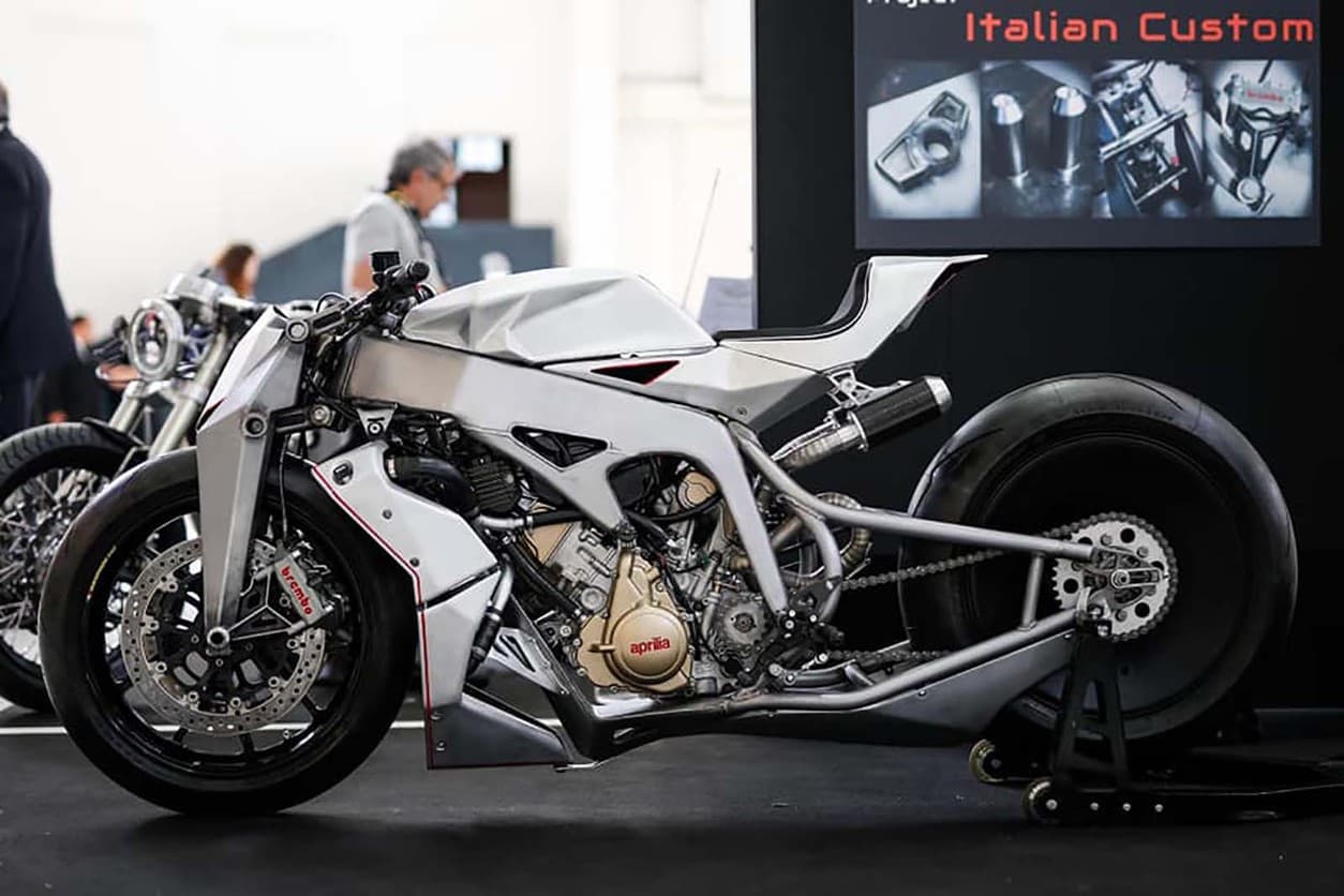 Итальянские страсти: супермото Aprilia превратился в кастомный спортбайк — 2