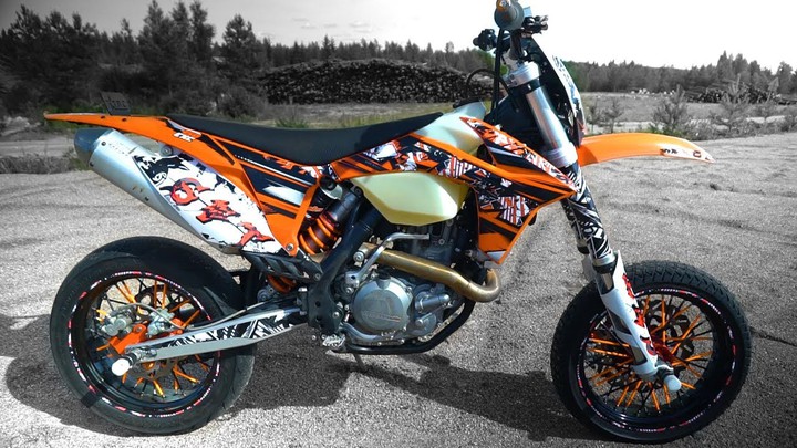 KTM EXC 450 Supermoto Test ride & Tuning