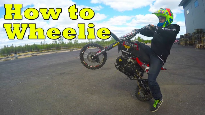 How to wheelie, and stuff