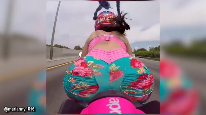 Just beautiful girls riding motorcycles, oh wait...
