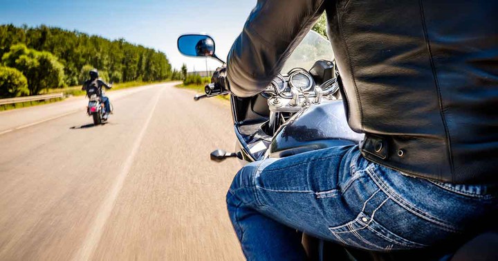 Illegally avoiding tolls on a motorcycle