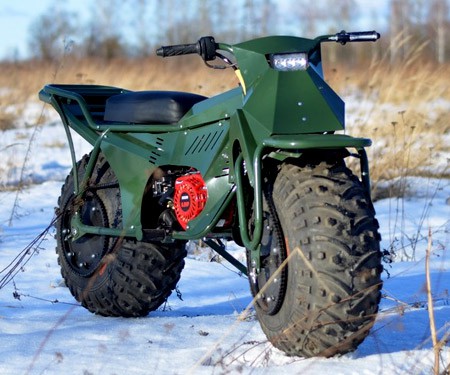 Tarus 2×2: All-Terrain Folding Motorbike