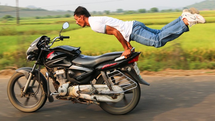 Motorbike Yoga: