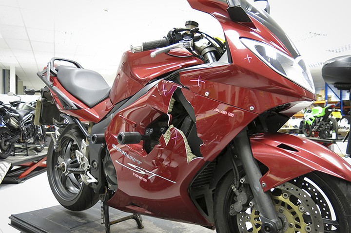Repairing your bike after an accident