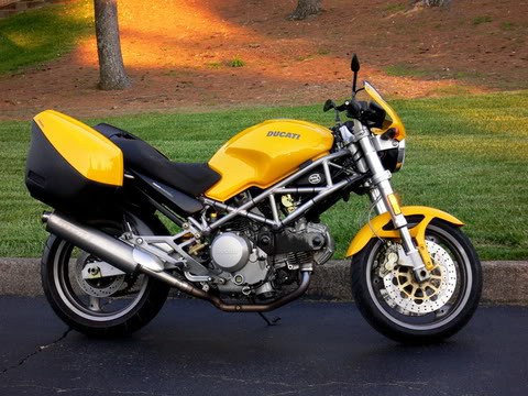 Saddle bags for a 2003 Ducati Monster 620