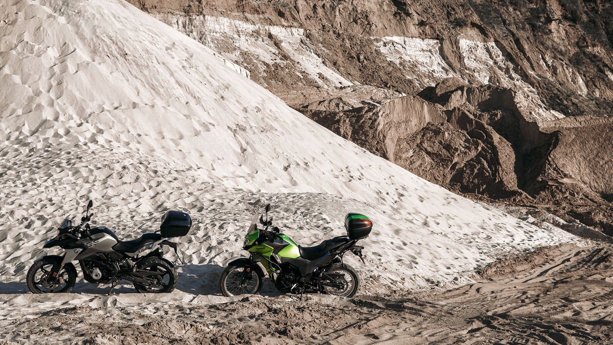 Тест BMW G310GS и Kawasaki Versys-X 300: Два по триста