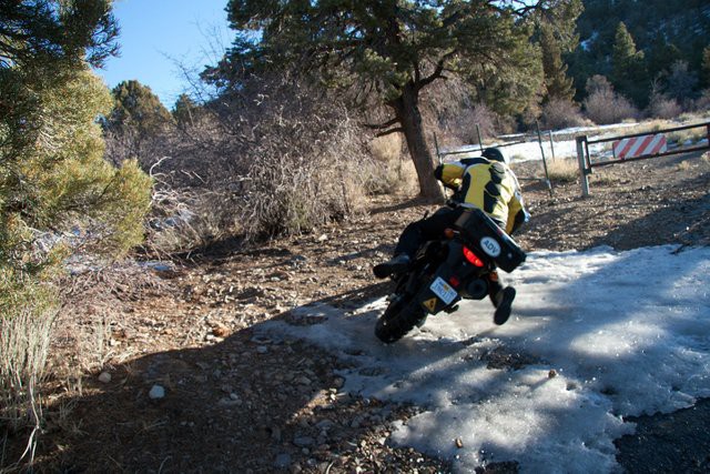 Brother: I bet you lunch you can't cross that ice. Me: