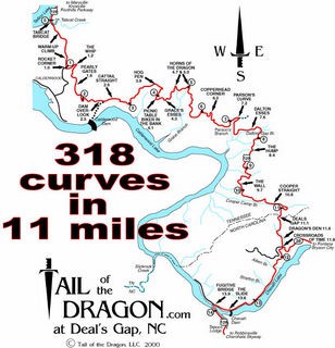 Deals Gap - Great Motorcycle Roads The "Dragon"
