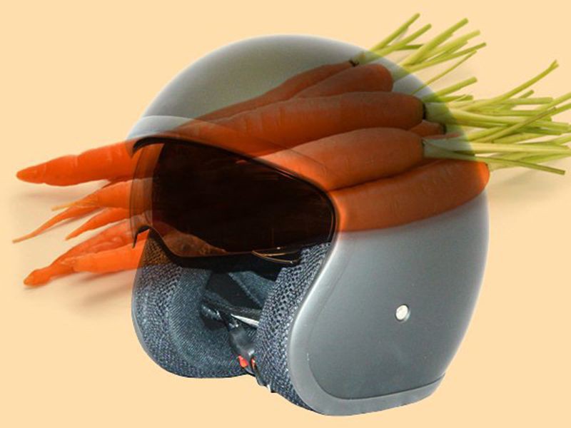 Why Your Next Motorcycle Helmet Could Be Made From Carrots
