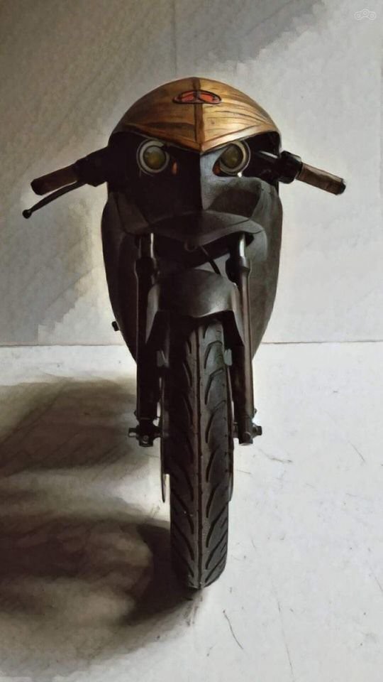 Green Falcon - мотоцикл из бамбука