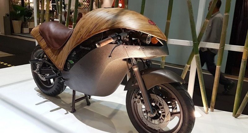 Green Falcon - мотоцикл из бамбука