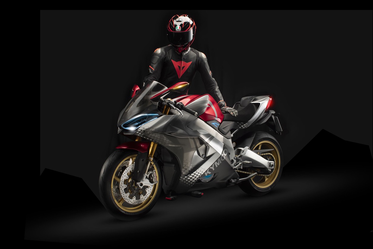 KYMCO Introduces at EICMA 2018 SuperNEX Electric Supersport Motorcycle