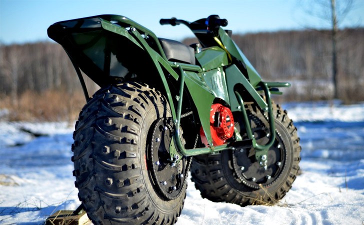 Tarus 2×2: All-Terrain Folding Motorbike