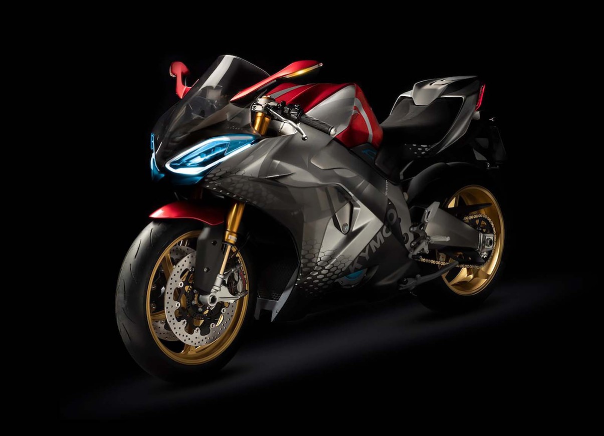 Тайваньский «электрик»: Kymco представила «зеленый» спортбайк SuperNEX