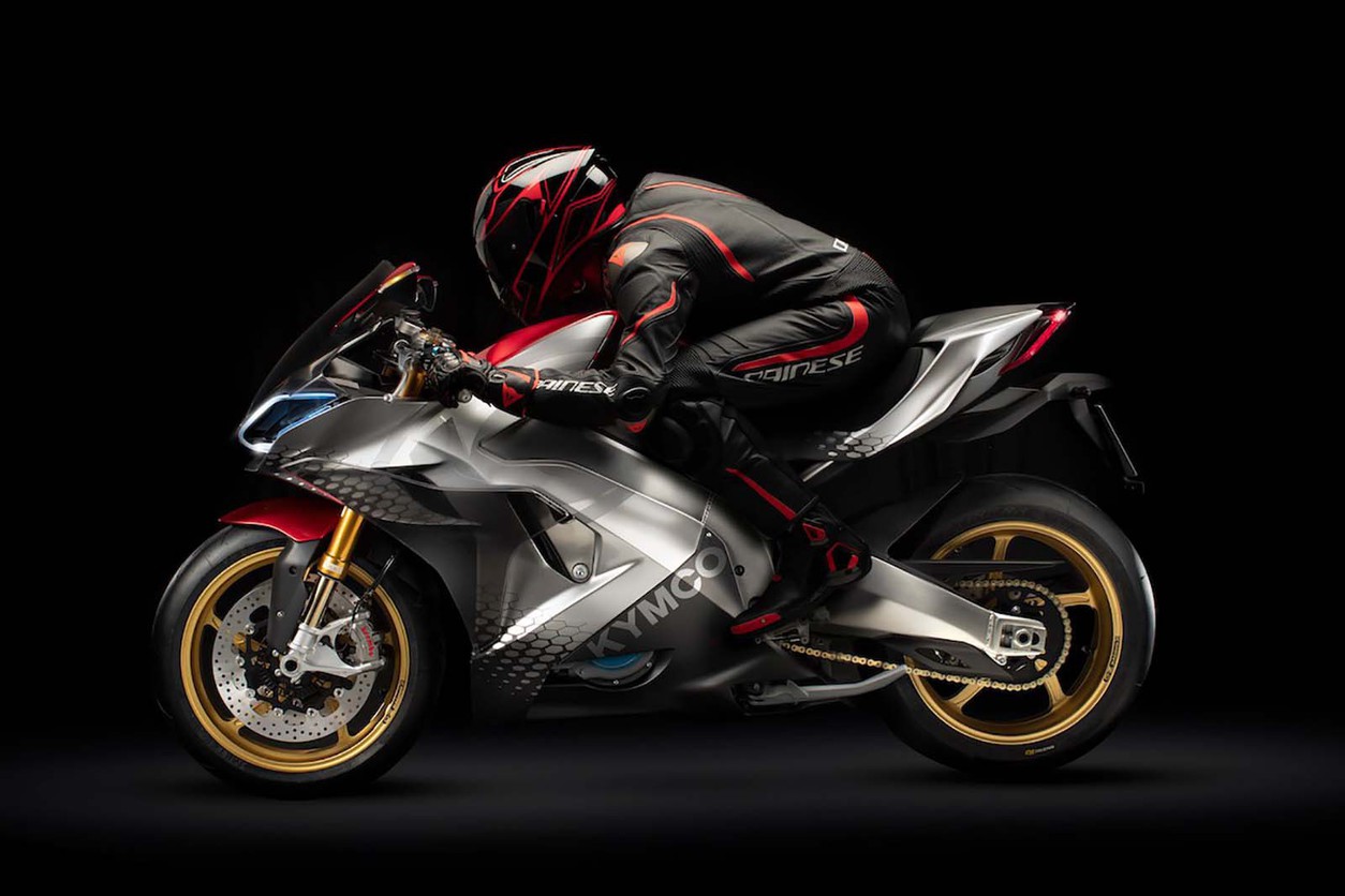 Тайваньский «электрик»: Kymco представила «зеленый» спортбайк SuperNEX