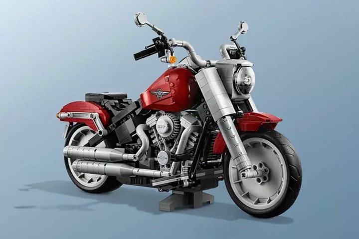 Harley-Davidson Fat Boy из кубиков Lego